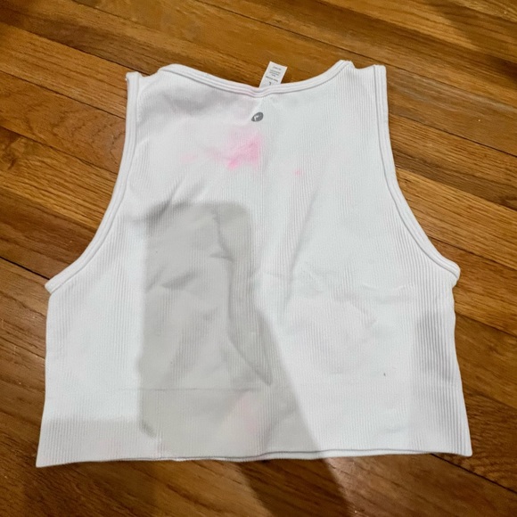 White athletic top from 90 Degrees - Picture 2 of 2